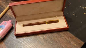 S.T. Dupont Montparnasse Ecaille Tortoiseshell Braun Laque de Chine 18K Gold Füller   Full Set, Gara