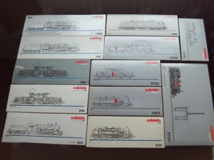 48x Märklin H0 Dampflok E-Lok Diesellok Wagen Einzelverkauf neuwertig unbespielt OVP aus Sammlung