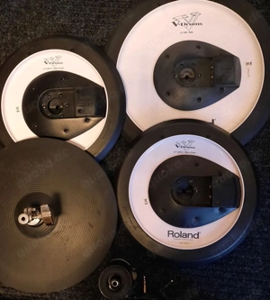 ROLAND TD-17KVX V-Drums Set E-Drums Kit - modifiziert + Pedal - lesen! Sehr gut!