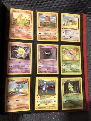 Pokémon Sammlung Pokemon Base Set Komplett Glurak Turtok Bisaflor 1 Edition Bild 4