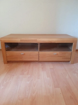 Vitrinenschrank mit Sideboard in Kernbuche massiv von Kerkhoff!!!