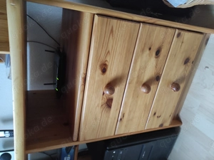 Schreibtisch aus Kiefer für Ecke