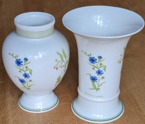 2 Porzellanvasen, Villeroy & Boch Serie Eden, ca. 18 cm hoch