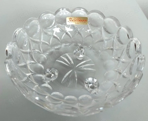 Bleikristallschale mit Füßen