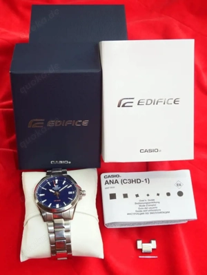Armbanduhr Casio Edifice 100 Edelstahl Bild 3