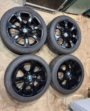 BMW E46 17"-Felgen 225 45 17 Continental-Reifen Keine Risse Keine Verformungen Passend für E46, 328 