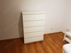 IKEA MALM Kommode mit 6 Schubladen weiß