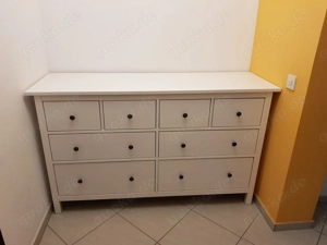 Ikea Hemnes Kommode mit 8 Schubladen weiß gebeizt 