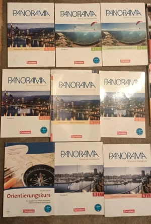 DaF Lehrbücher A1-A2 - Hier! Panorama Schritte telc - Gebraucht