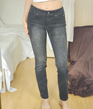 Gerry Weber Jeans Hose Grau Schwarz 36 S Denim Hose Röhrenhose Röhrenjeans Pants Rock Jacke Mantel