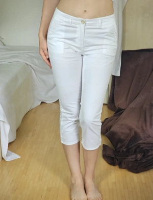 Esprit Chino Hose weiß 34 XS Röhrenhose Röhrenjeans Pants Weste Mantel Jacke Pullover Pulli Sweater