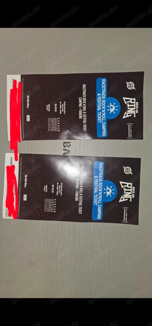 2 Racetrack Tickets Rock am Ring Inklusive Camping und Parken
