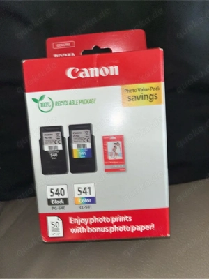 Canon Druckerpatronen im Doppelpack NEU 540 Black 541 Color