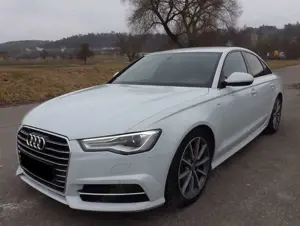 Audi A6 S-Line 2.0TDI 7S-tronic,Pearlweiß,8xAlus,VOLL+TOP