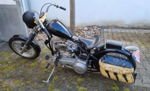 Harley Davidson Panhead Starrahmen Bild 2