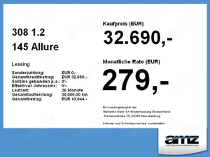 Peugeot 308 1.2 145 Allure Sitzheizung*Apple CarPlay Bild 4