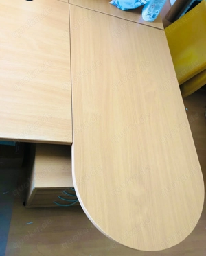 Konvolut oder Einzeln 2 Schreibtische 2 Besuchertische 1 Rollcontainer Büromöbel Bild 5