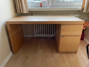 Neuwertiger Schreibtisch IKEA TYP MALM m. Schubkasten und Ablagefach - Lieferung mgl.