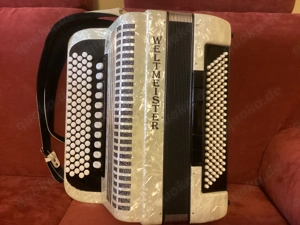 Akkordeon (Bajan, B-Griff, von Weltmeister)