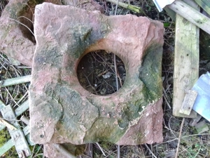 Sandstein Lochstein ca. 160 Jahre alt