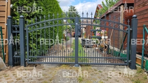 Doppelflügeltore   Zweifügeliges Gartentore   Metalltore aus Polen Bild 8