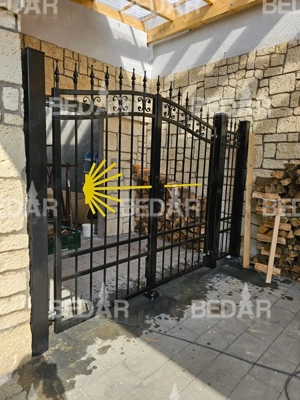 Doppelflügeltore   Zweifügeliges Gartentore   Metalltore aus Polen Bild 7