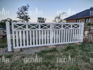 Doppelflügeltore   Zweifügeliges Gartentore   Metalltore aus Polen Bild 10