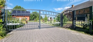 Doppelflügeltore   Zweifügeliges Gartentore   Metalltore aus Polen Bild 4