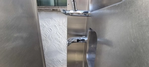 Gastronomie Edelstahl Unterschrank mit Waschbecken