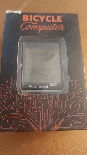 Fahrradcomputer für Fahrrad, Tachometer mit Hintergrundbeleuchtung, 5 Sprachen,