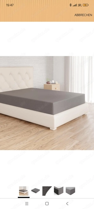 3x Spannbettlaken 80x200