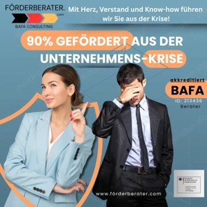 Geförderte Krisenberatung für Unternehmen in Düsseldorf   90 % Förderung aus der Krise 