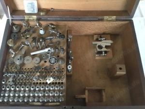 Drehbank, Drehstuhl, Uhrmacher, Modellbauer, Boley 8 mm, viel Zubehör