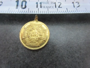 Kriegsgedenkmünze 1870 71  Dem siegreichen Heer ,  Miniatur 