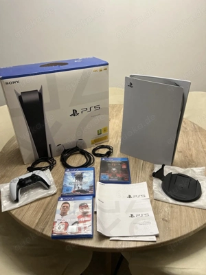 sony Playstation 5 CFi-1116A Disk edition spielkonsole mit 3 videospiel und OVP 