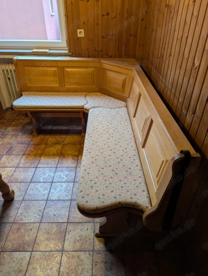 zu verschenken Eckbank Eiche zerlegt zur Abholung