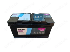 Exide EK960 96Ah 850a AGM Start-Stopp Autobatterie