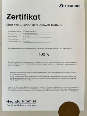 Hyundai KONA Elektro PRIME 65,4 kWh +Kamera+PDC+BOSE+Klima+SHZ+ Bild 2