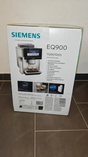 Sierhens EQ 900 TQ907D03 Kaffeevollautomat Edelstahl 19 bar NEU 2 Mahlwerke 