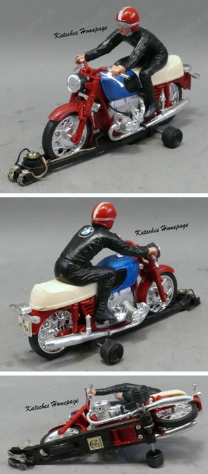 Motorrad BMW R75 5 mit Schalthebel alte Carrera 124 40680 digital isierbar