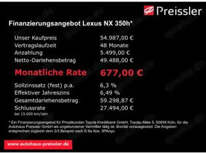Lexus NX 350h E-Four *Executive* HUD Panorama 360 Kamera Bild 3