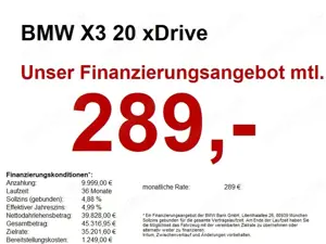 BMW X3 20 xDrive