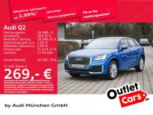 Audi Q2 30 TFSI S line Ext. Pano/AHK/Navi+/LED/BO