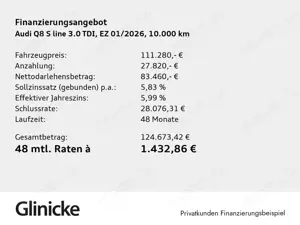 Audi Q8 s-line 3.0 TDI quattro HEAD-UP, MATRIX, AHK, Bild 2