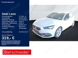 SEAT Leon 1.5 eTSI DSG FR-Line 17 ACC NAVI CAM SHZ