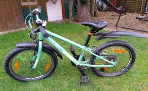 Kinder-Fahrrad Cube Acid 200, Modell 2021, green 'n' white, 20 Zoll (+2tes Cube, actionteam, orange)