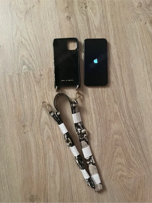 iphone XS 64 GB schwarz mit Hülle und Umhängeband