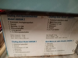 Warmhaltebehalter, Edelstahl, mit 2 Einlagen