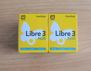 2x Freestyle Libre 3 plus Sensoren NEU OVP MHD 31.10.2026