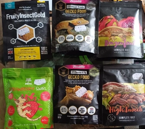 Biete Futterproben Crested gecko diet (Kronengecko)